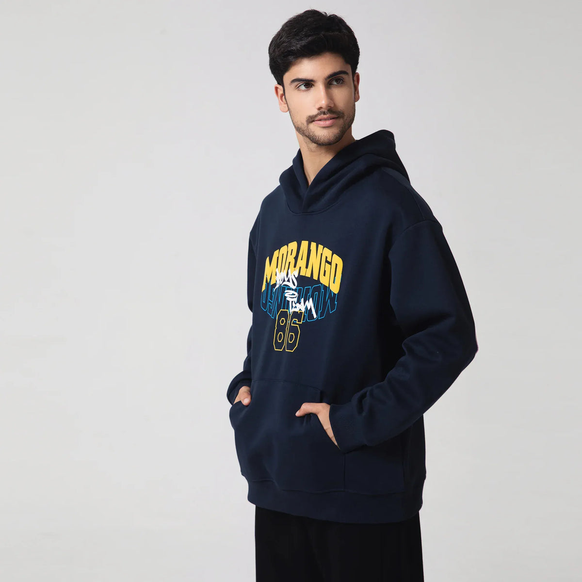 Casual Printed Hoodie for Men Image