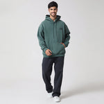 Dark Grey Casual Plain Pants for Men Image