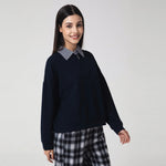 Casual Color-Blocked Polo Shirt for Women Image