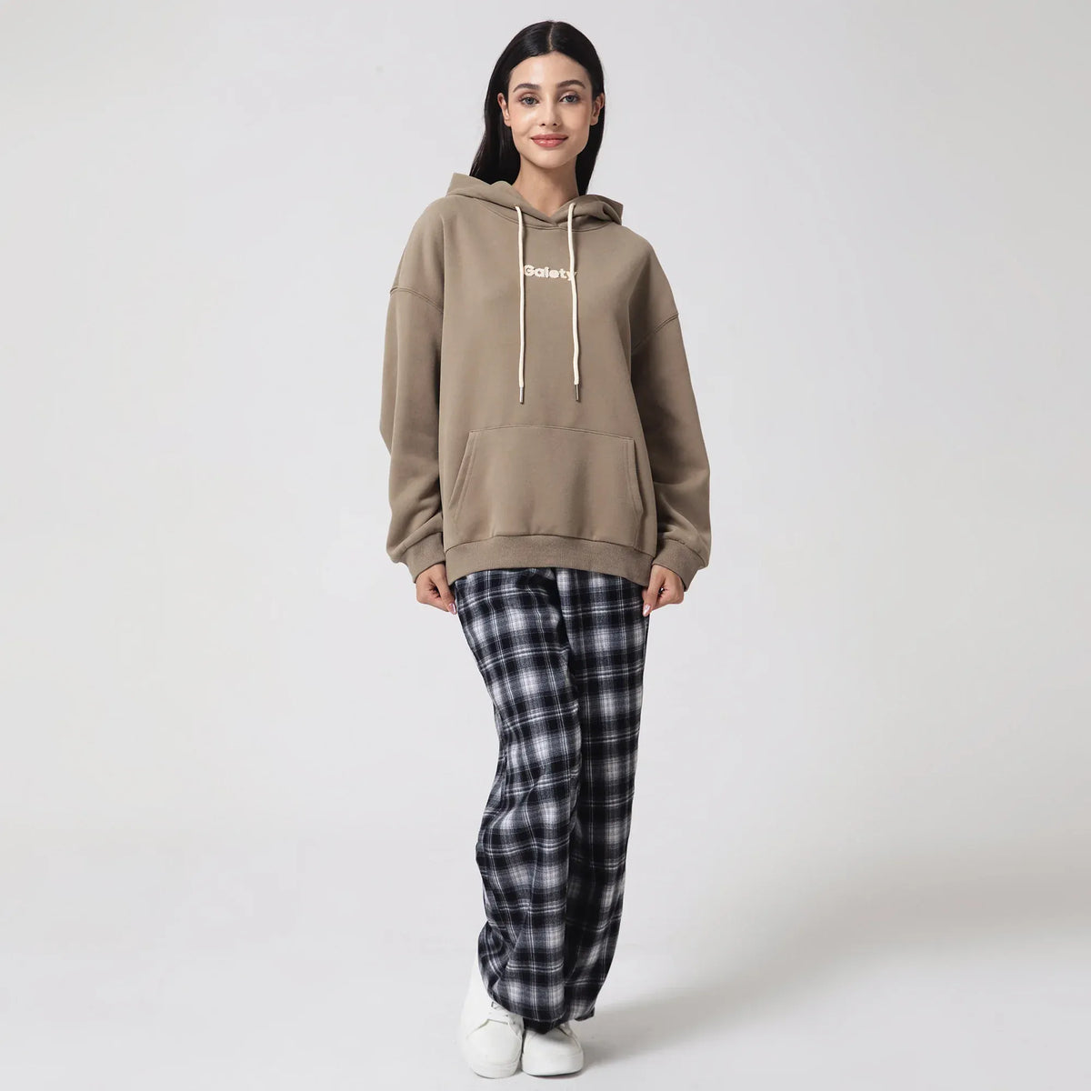 Casual Embroidery Hoodie for Women Image