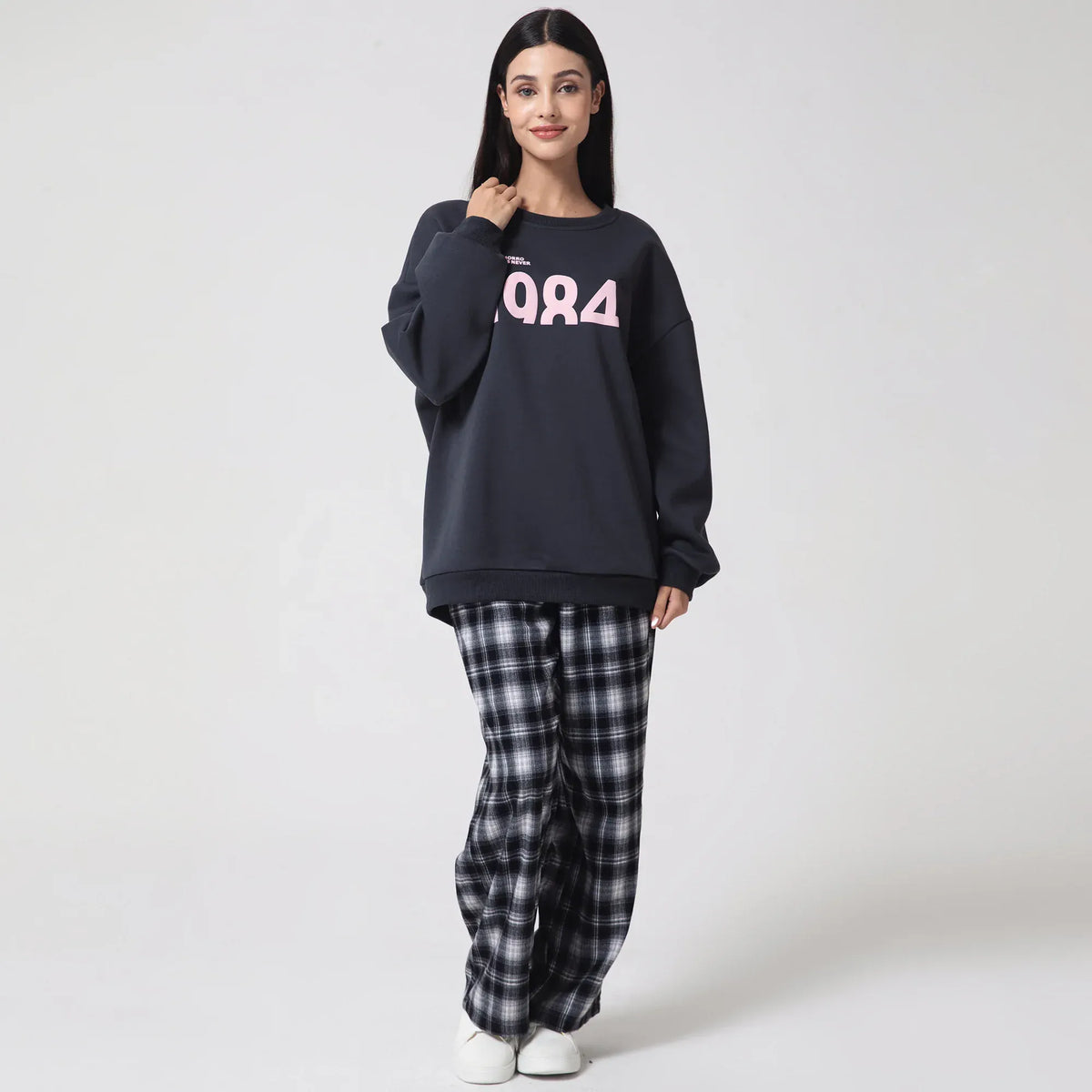 Casual Printed Sweatshirt for Women Image