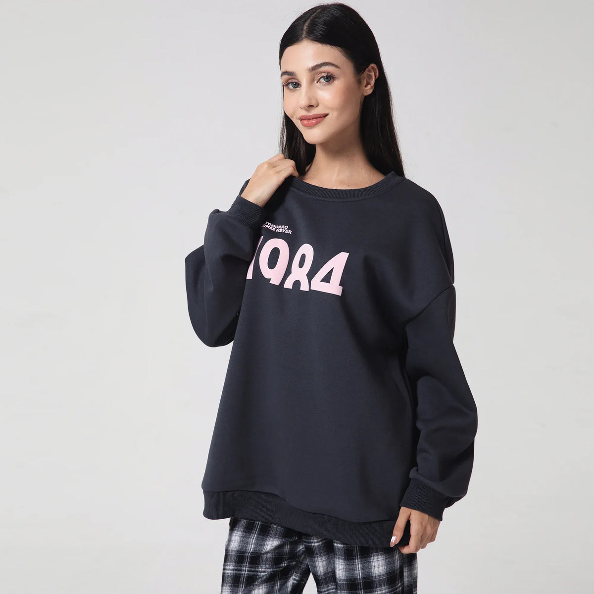 Casual Printed Sweatshirt for Women Image