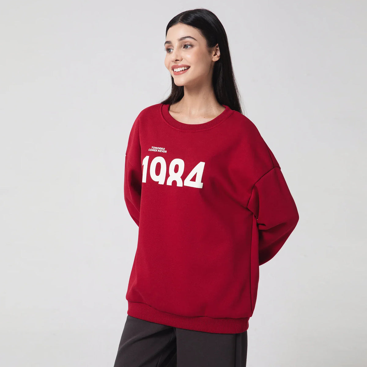 Casual Printed Sweatshirt for Women Image