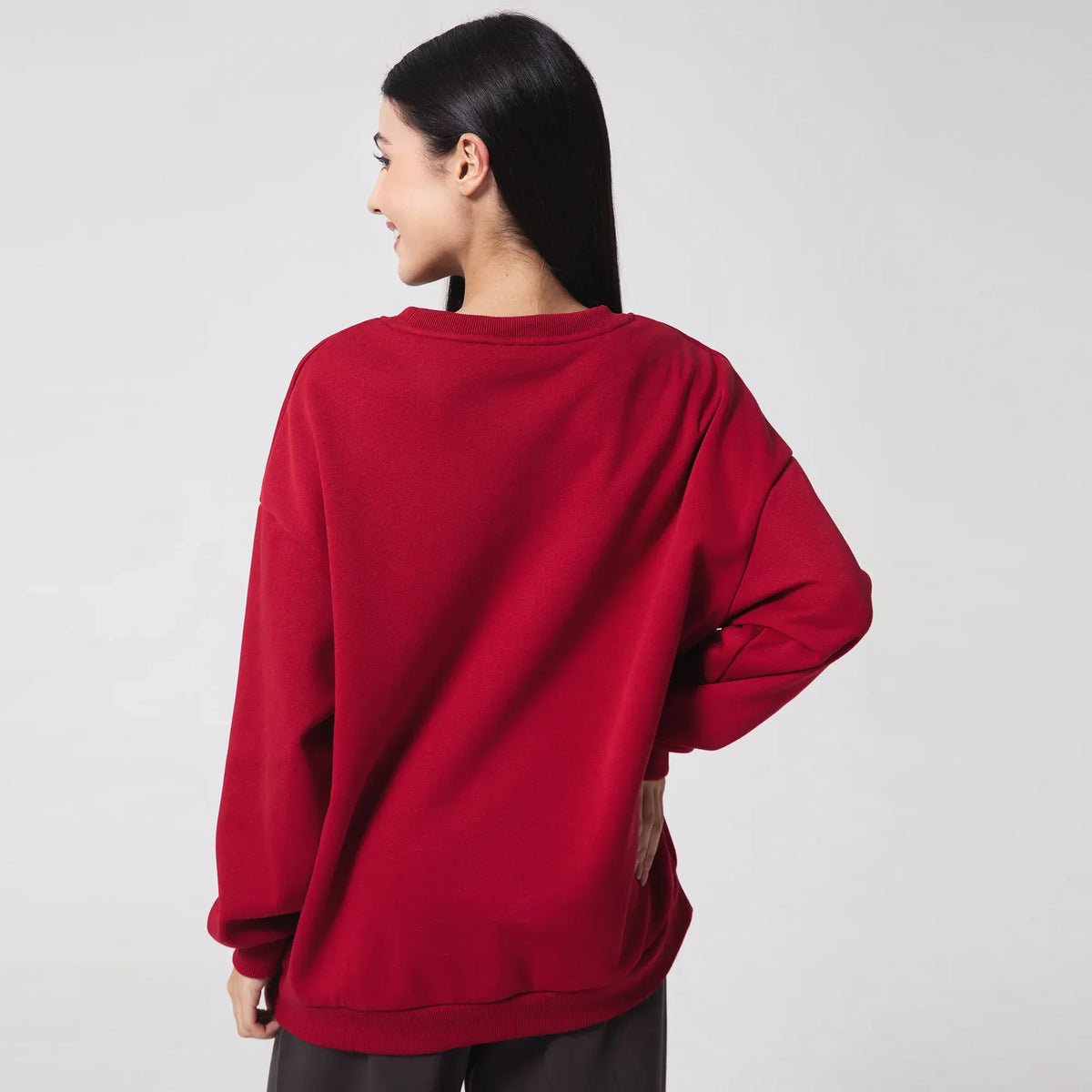 Casual Printed Sweatshirt for Women Image