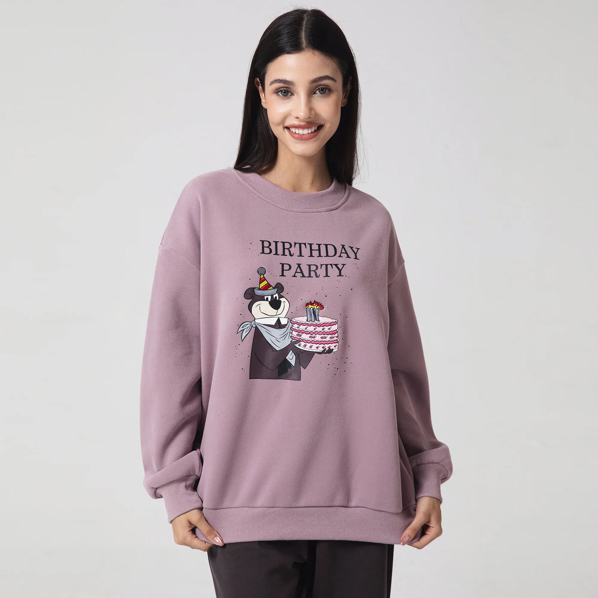 Casual Printed Sweatshirt for Women Image