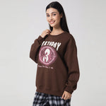 Casual Printed Sweatshirt for Women Image
