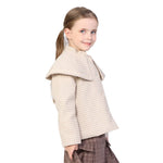 Checked Formal Jacket for Girls Image