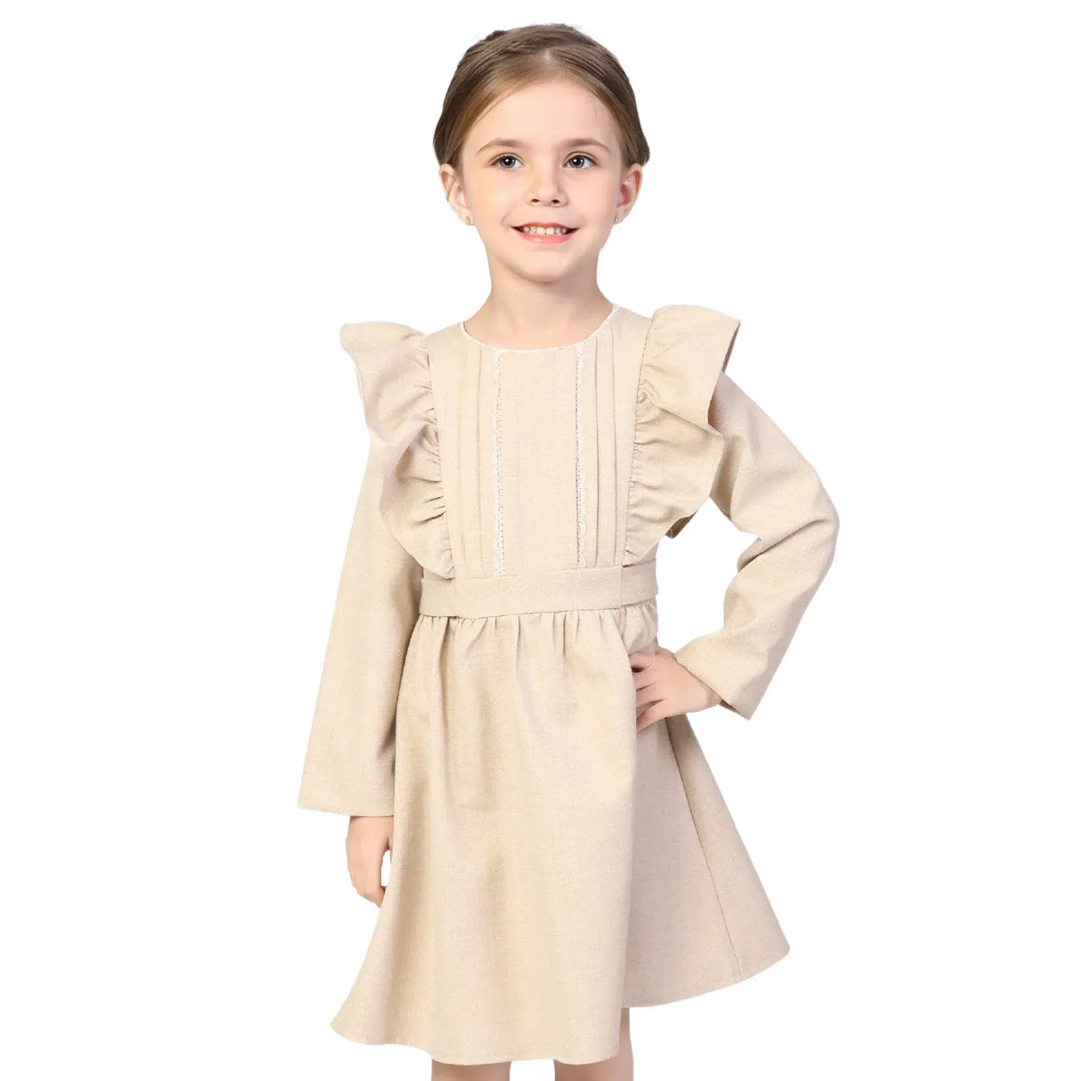 Embroidery Formal Dress for Girls Image