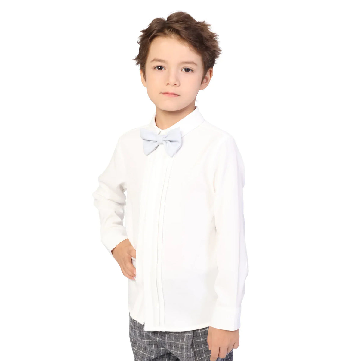 Plain Formal Shirt for Boys Image