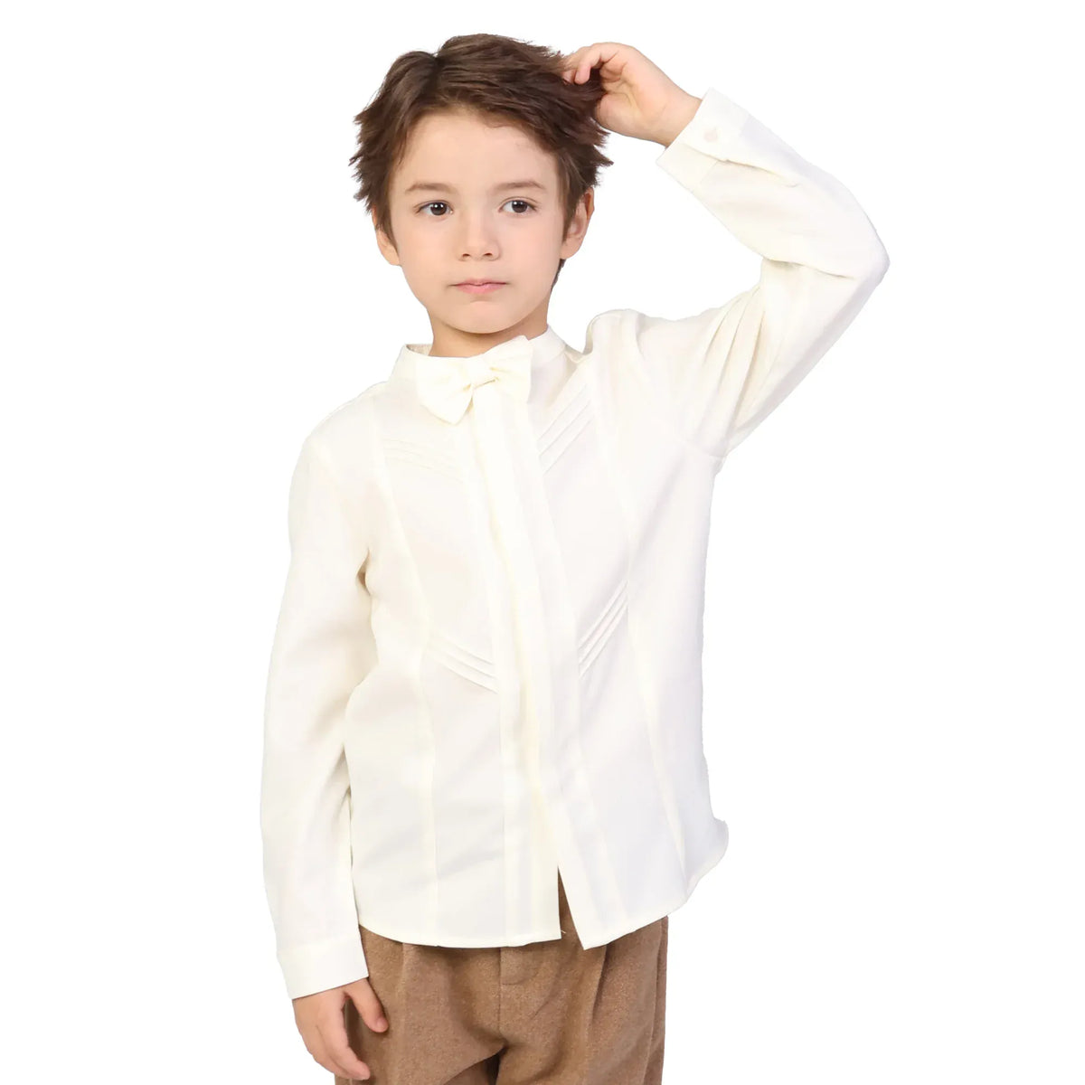 Plain Formal Shirt for Boys Image