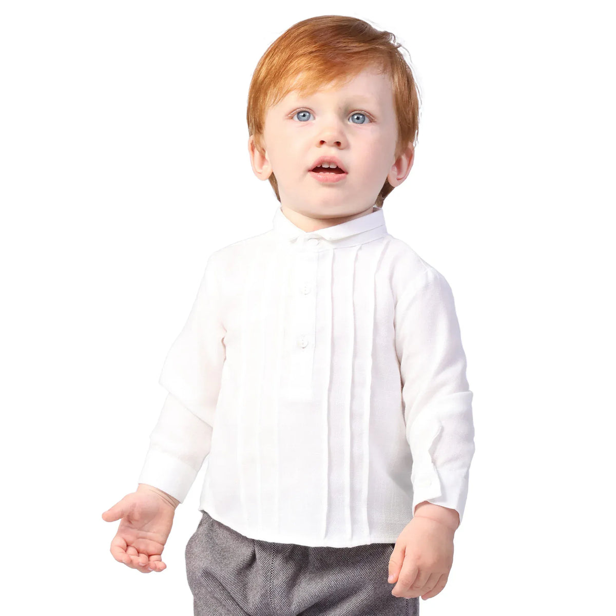 Plain Formal Blouse for Baby boy Image
