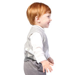 Color-Blocked Formal Waistcoat for Baby boy Image