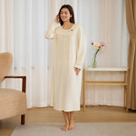 Embroidery Pajama Dress for Women Image