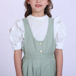 Plain Fashion Overalls For Girls Image