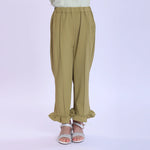 Prominent Skin Fashion Pants For Girls Grass Green Image