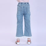 Washed Jeans Fashion Pants For Girls Image