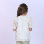 Floral Fashion Blouse For Girls Image