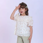 Floral Fashion Blouse For Girls Image