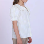 Striped Fashion Shirt For Girls Image