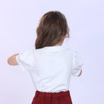 Printed Fashion Polo Shirt For Girls Image