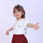 Printed Fashion Polo Shirt For Girls Image