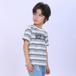 Striped Fashion T-Shirt For Boys Image