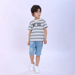 Washed Jeans Fashion Shorts For Boys Image