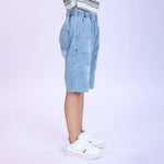 Washed Jeans Fashion Shorts For Boys Image
