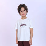 Printed Fashion T-Shirt For Boys White Image