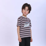 Striped Fashion T-Shirt For Boys Image