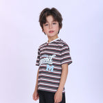 Striped Fashion T-Shirt For Boys Image