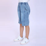 Washed Jeans Fashion Shorts For Boys Image