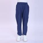 Plain Fashion Pants For Boys Dark Blue Image