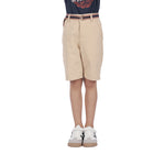 Plain Classic Shorts For Boys Dark Beige Image