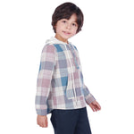 Checked Classic Blouse For Boys Image