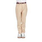 Plain Classic Pants For Boys Dark Beige Image