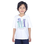 Printed Classic T.Shirt For Boys Off White Image