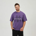 Printed T.Shirt for Men Purple Image
