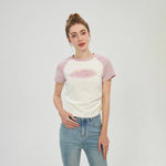 Printed T.Shirt for Women Purple Image