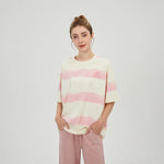 Striped T.Shirt for Women Pink Image