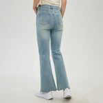 Washed Jeans Pants for Women Image