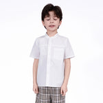 Plain Shirt for Boys White Image