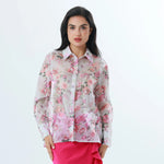 Floral Fashion Shirt For Women Pink Image