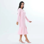 Plain Fashion Dress For Women Image
