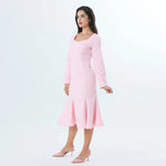 Plain Fashion Dress For Women Image