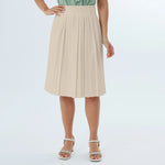 Plain Fashion Skirt For Women Off White Image