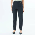 Black Plain Fashion Pants For Women Image