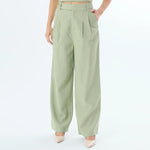 Plain Fashion Pants For Women Army Green Image
