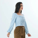 Quilting Fashion Blouse For Women Image