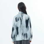 Tie-Dye Fashion Blouse For Women Image